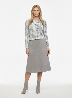 Блузка женская молочно-серая